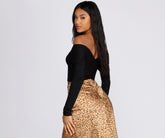 Wrapped In Style Crop Top